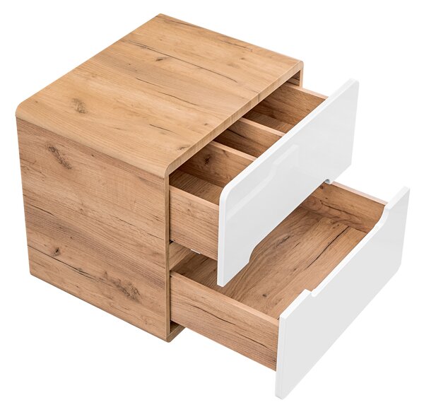 Koupelnová závěsná skříňka pod umyvadlo na desku BÁRA 60 cm