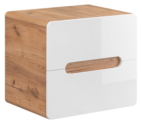Koupelnová závěsná skříňka pod umyvadlo na desku BÁRA 60 cm
