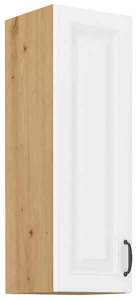 STILO ab | horní skříňka 30G-90 1F se 3 policemi | 30 cm | artisan/bílá | UNI dvířka