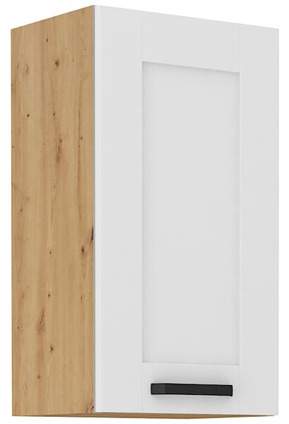 Kuchyňská linka LUNA ab | 120 + 230 cm | PREMIUM BOX zásuvky | UNI dvířka | artisan/bílá