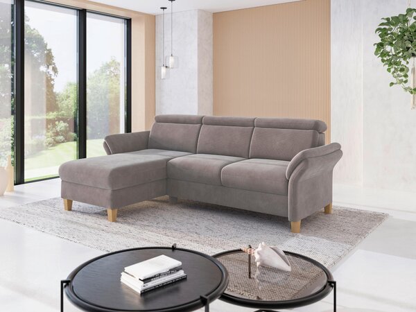 ROHOVÁ SEDAČKA, textil, šedohnědá Sit & More - Sedací soupravy, Online Only