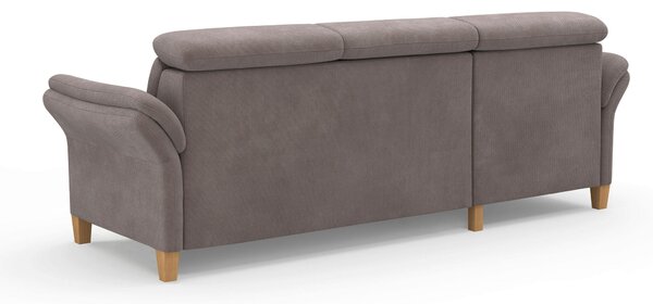 ROHOVÁ SEDAČKA, textil, šedohnědá Sit & More - Sedací soupravy, Online Only