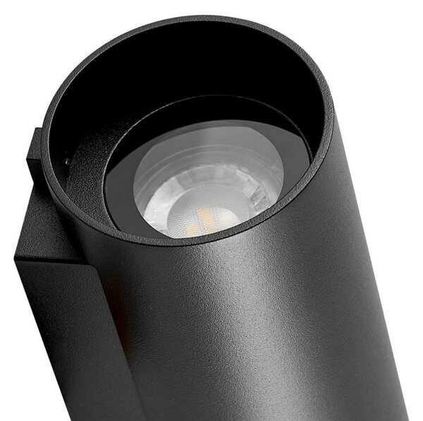 Deko-Light nástěnné přisazené svítidlo - Can IP65 up & down, 2x 7,5 W GU10, černá 731226
