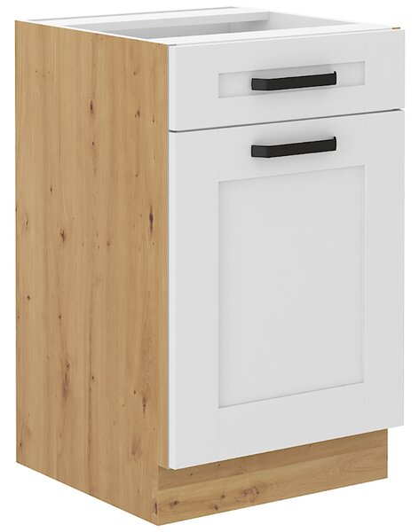 Kuchyňská linka LUNA ab | 250 cm | PREMIUM BOX zásuvka | UNI dvířka | artisan/bílá