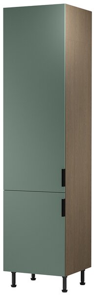 SORENTO bg | vysoká skříňka D60RWN potravinová s policemi | 60 cm | LEVÁ | baltic/zelená
