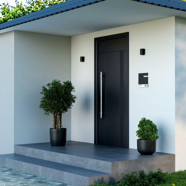 Deko-Light nástěnné přisazené svítidlo - Can IP65, 1x 7,5 W GU10, černá 731224