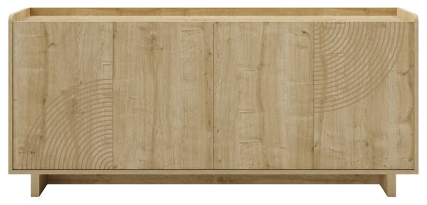 Marckeric Komoda Daira 180 x 40 cm s dubovým dekorem