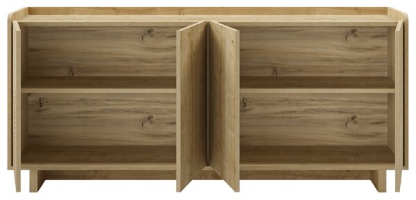 Marckeric Komoda Daira 180 x 40 cm s dubovým dekorem