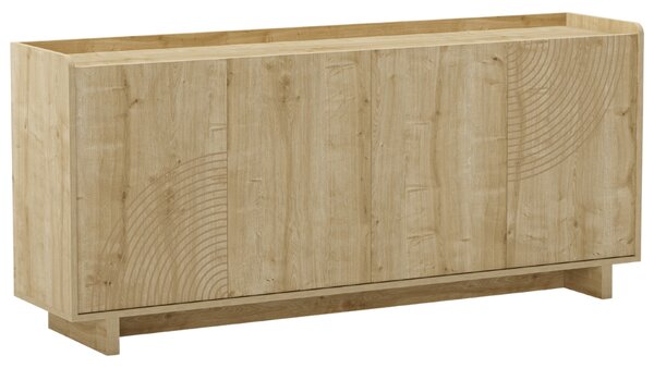 Marckeric Komoda Daira 180 x 40 cm s dubovým dekorem
