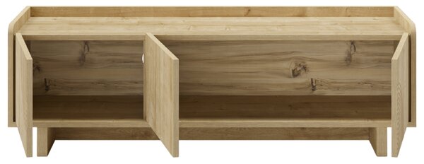 Marckeric TV stolek Daira 140 x 40 cm s dubovým dekorem