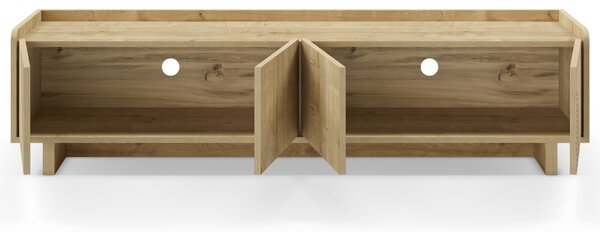 Marckeric TV stolek Daira 180 x 40 cm s dubovým dekorem