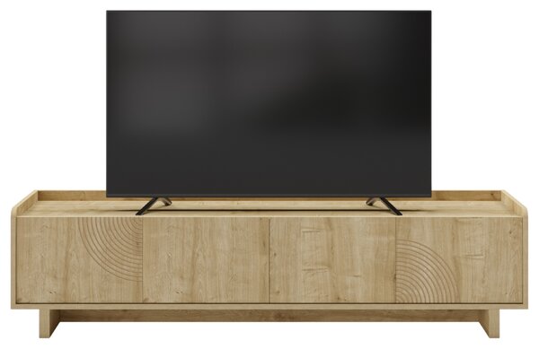 Marckeric TV stolek Daira 180 x 40 cm s dubovým dekorem