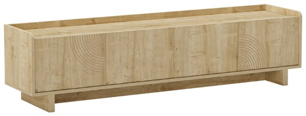 Marckeric TV stolek Daira 180 x 40 cm s dubovým dekorem