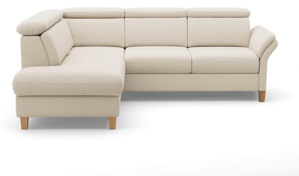 ROHOVÁ SEDAČKA, textil, krémová Sit & More - Sedací soupravy, Online Only