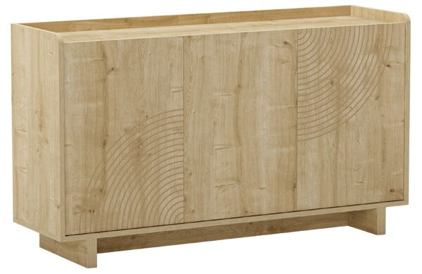 Marckeric Komoda Daira 140 x 40 cm s dubovým dekorem