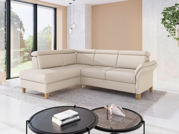ROHOVÁ SEDAČKA, textil, krémová Sit & More - Sedací soupravy, Online Only