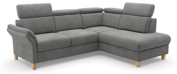 ROHOVÁ SEDAČKA, textil, šedá Sit & More - Sedací soupravy, Online Only