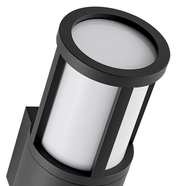 Deko-Light nástěnné přisazené svítidlo - Facado II kulaté opal, 1x max 20 W, šedá 731154
