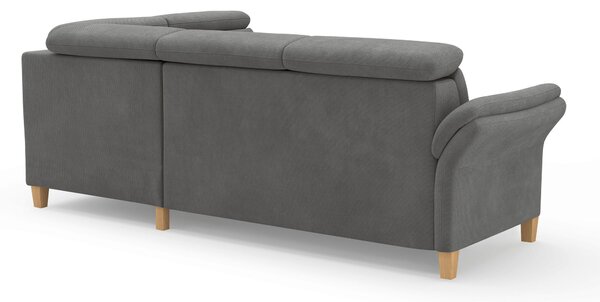 ROHOVÁ SEDAČKA, textil, šedá Sit & More - Sedací soupravy, Online Only
