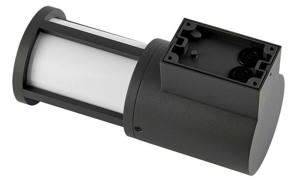 Deko-Light nástěnné přisazené svítidlo - Facado II kulaté opal, 1x max 20 W, šedá 731154