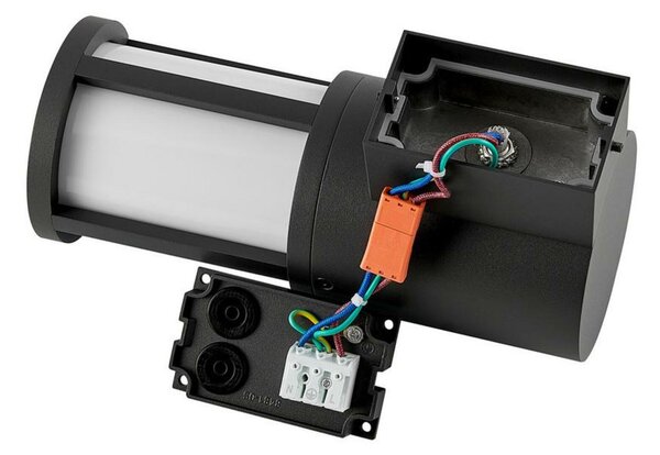 Deko-Light nástěnné přisazené svítidlo - Facado II kulaté opal, 1x max 20 W, šedá 731154