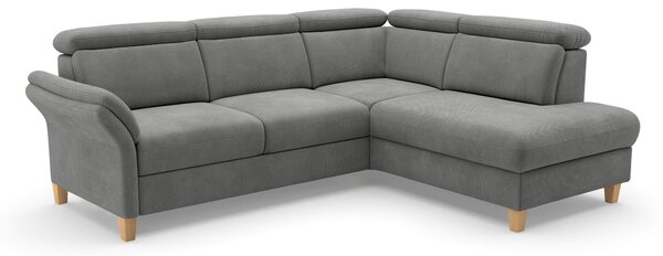 ROHOVÁ SEDAČKA, textil, šedá Sit & More - Sedací soupravy, Online Only