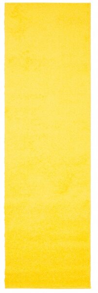 Makro Abra Běhoun Shaggy DELHI 7388A Jednobarevný žlutý Šíře: 70 cm