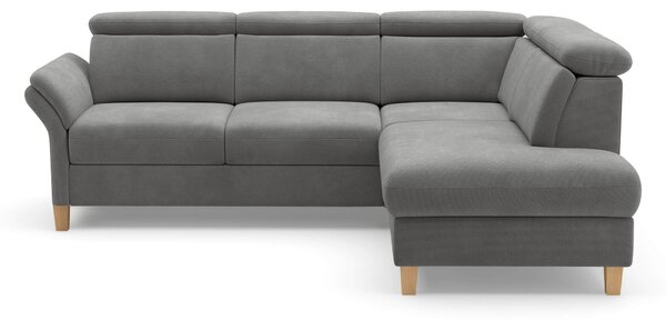ROHOVÁ SEDAČKA, textil, šedá Sit & More - Sedací soupravy, Online Only