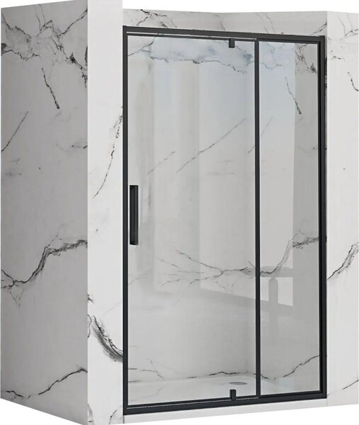 Pivotové sprchové dvere Rea RAPID SWING 120 Black