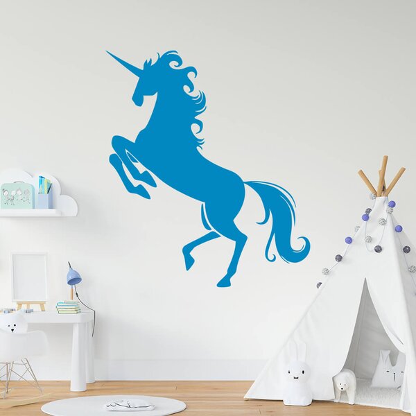 Živá Zeď Samolepka Poslední jednorožec Barva: černá