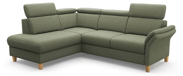 ROHOVÁ SEDAČKA, textil, olivově zelená Sit & More - Sedací soupravy, Online Only