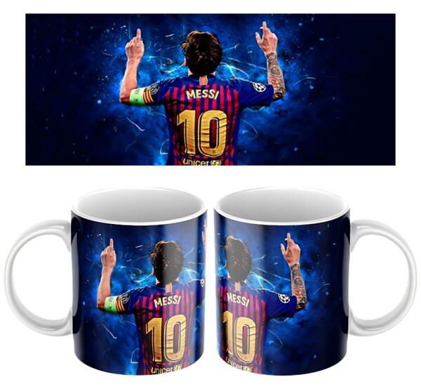 Keramický hrnek s motivem Messi Barcelona