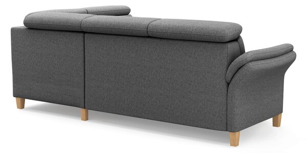 ROHOVÁ SEDAČKA, textil, tmavě šedá Sit & More - Sedací soupravy, Online Only
