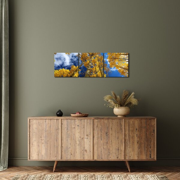 Obraz - Aspen (s hodinami) (90x30 cm)