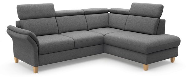 ROHOVÁ SEDAČKA, textil, tmavě šedá Sit & More - Sedací soupravy, Online Only