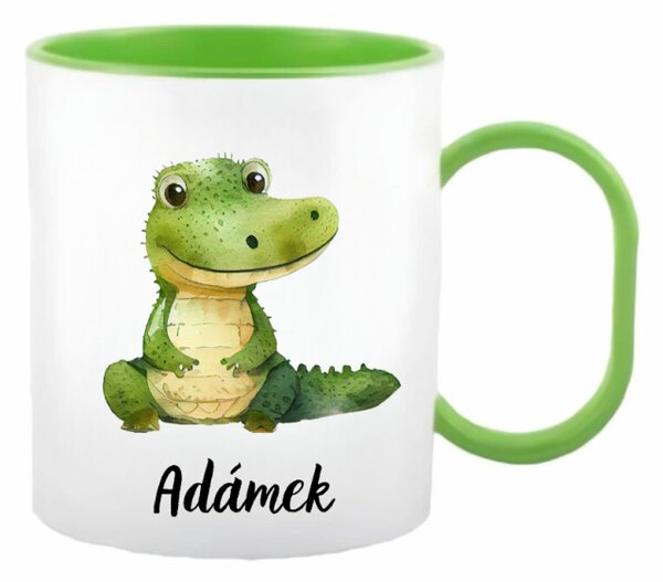 Plastový hrníček Krokodýl