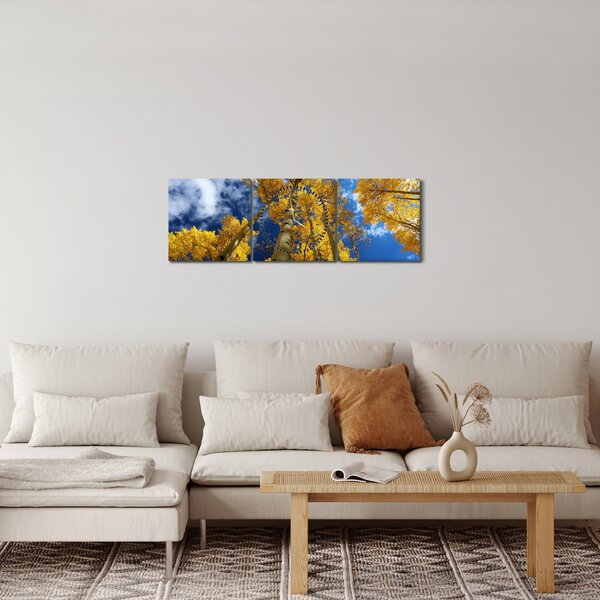 Obraz - Aspen (s hodinami) (90x30 cm)