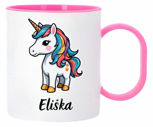 Plastový hrníček Jednorožec