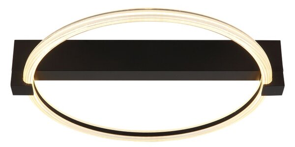 Globo 48050DS LED přisazené stropní svítidlo FLETCHER | 15W integrovaný LED zdroj | 1320lm | 3000K | černá