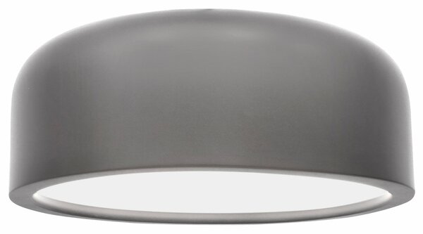 Šedé kovové stropní světlo Nova Luce Perleto 35 cm