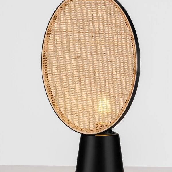 Ratanová stolní lampa Nova Luce Tierra 35 cm