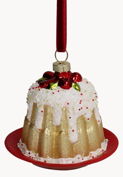 Sada skleněných vánočních ozdob Christmas Pie, 2 díly
