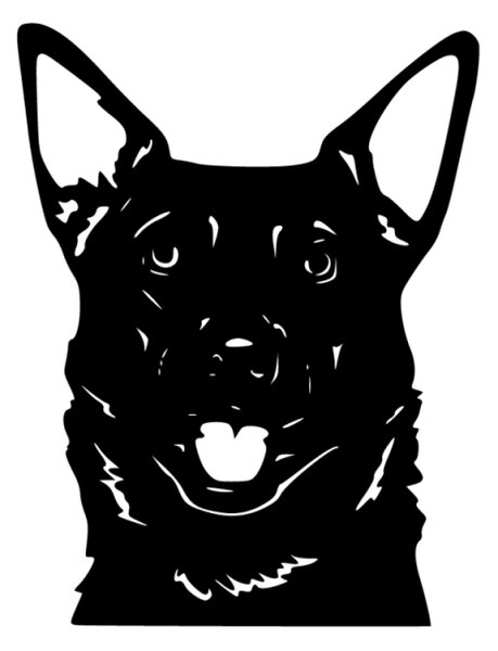 Samolepka Australská kelpie pes