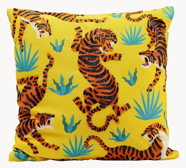 Sametový polštář Tiger Love