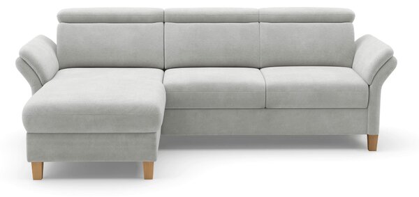 ROHOVÁ SEDAČKA, textil, barvy stříbra Sit & More - Sedací soupravy, Online Only