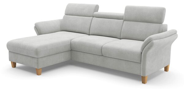 ROHOVÁ SEDAČKA, textil, barvy stříbra Sit & More - Sedací soupravy, Online Only