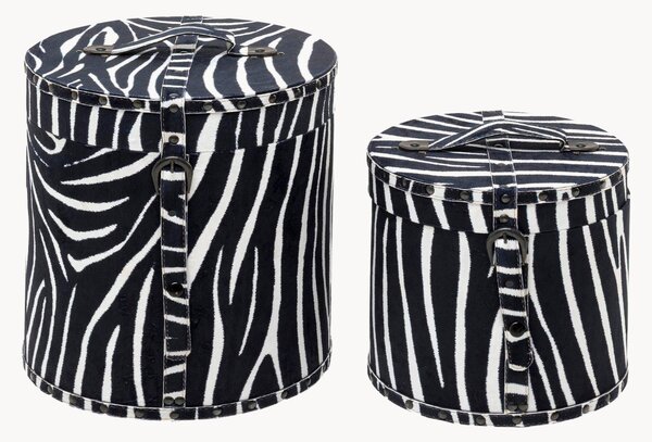 Sada úložných boxů Wild Animal Zebra, 2 díly