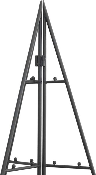 VidaXL Kovový vánoční stromeček KUOPIO Ocel [359602] Barva: Černá, Velikost: 100 cm