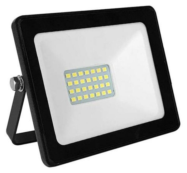 ACA Lighting černá LED SMD reflektor IP66 20W 6000K 1760Lm 12-24V DC Ra80 Q2060DC
