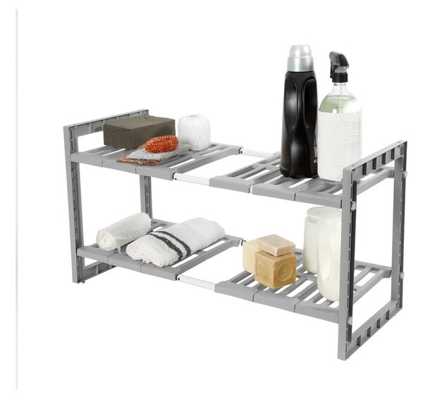 Police do skříňky pod dřez s nastavitelnou šířkou Compactor Expandable Shelf